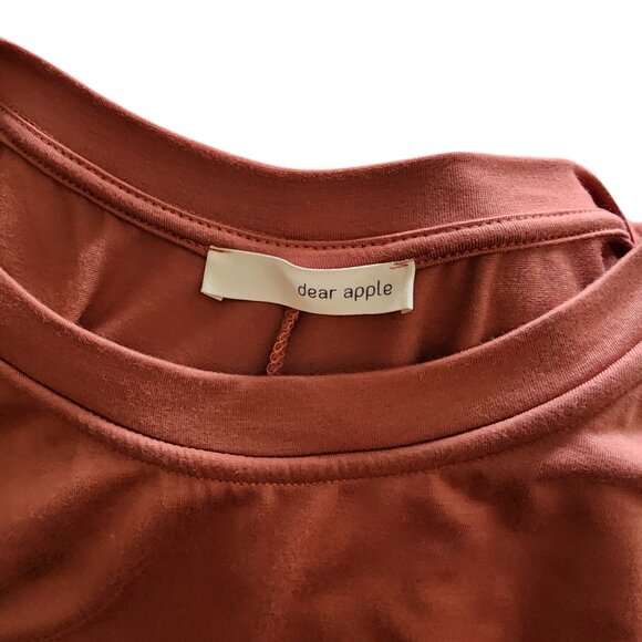 Dear Apple Tank Top Light Pink High-Low Hem Duster Wrap Look - Picture 7 of 7